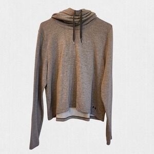 Under Armour Hoodie | Gray Long Sleeve Casual Pullover | Women's XL
